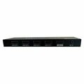 Swe-Tech 3C 4 way HDMI Amplified Splitter, HDMI High Speed with Ethernet, 4K@60Hz, HDMI v2.0, HDCP2.2, Metal Housing FWT41V3-03040